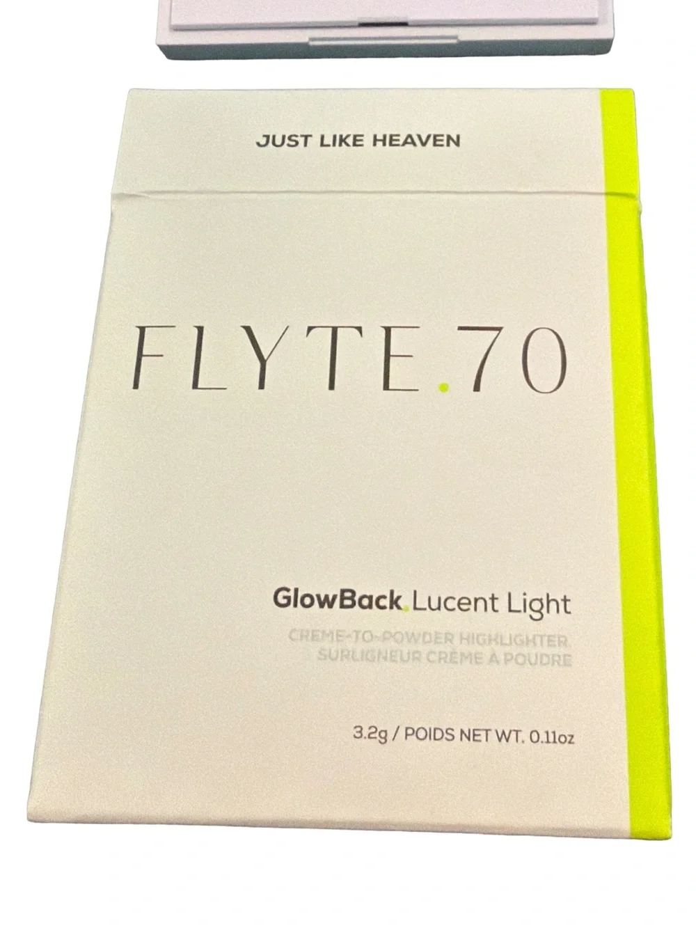 NWT FLYTE.70 GlowBack.Lucent, Light Just Like Heaven, Fair Warm Champagne Beige